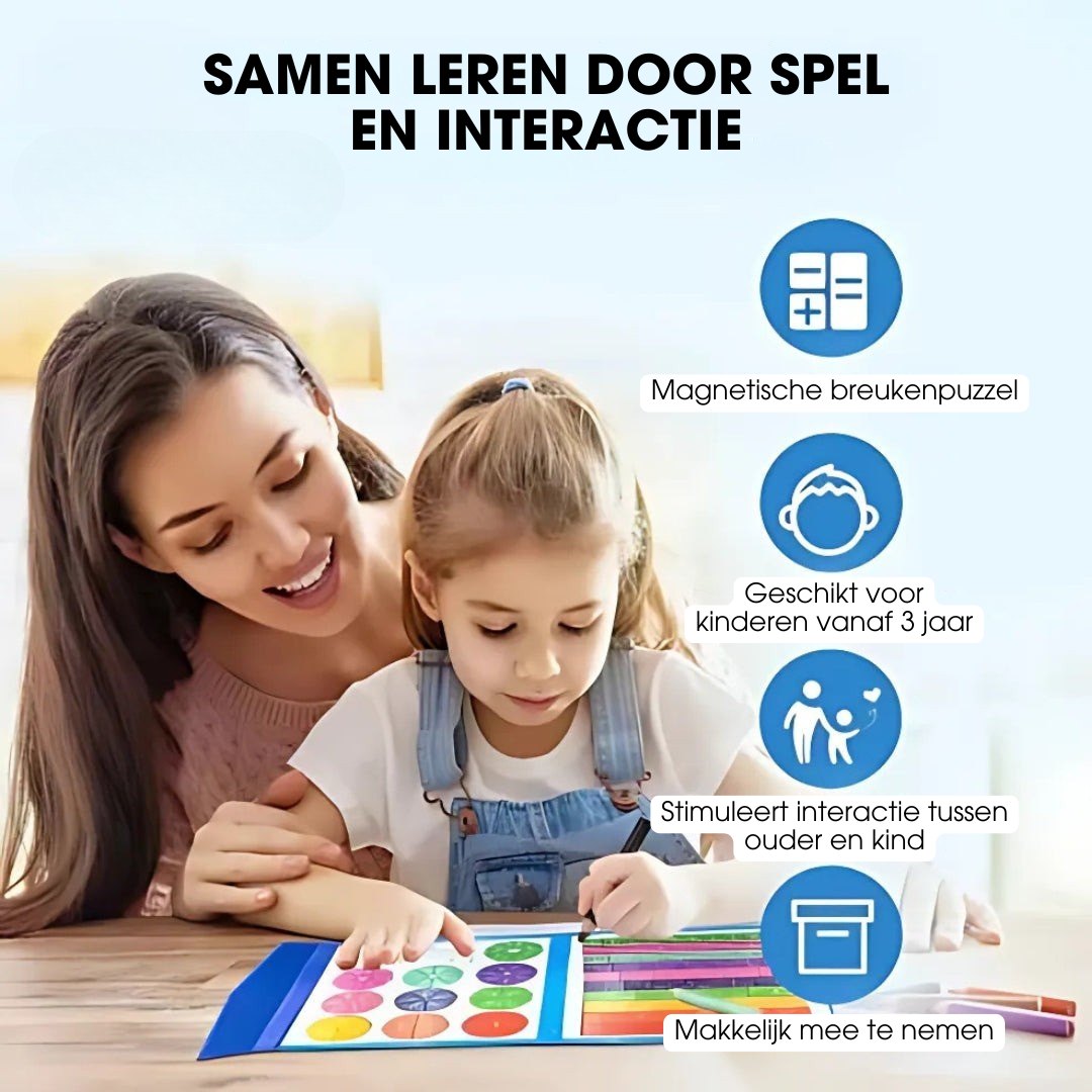MagMath™ - Magnetische breukenpuzzel voor kinderen